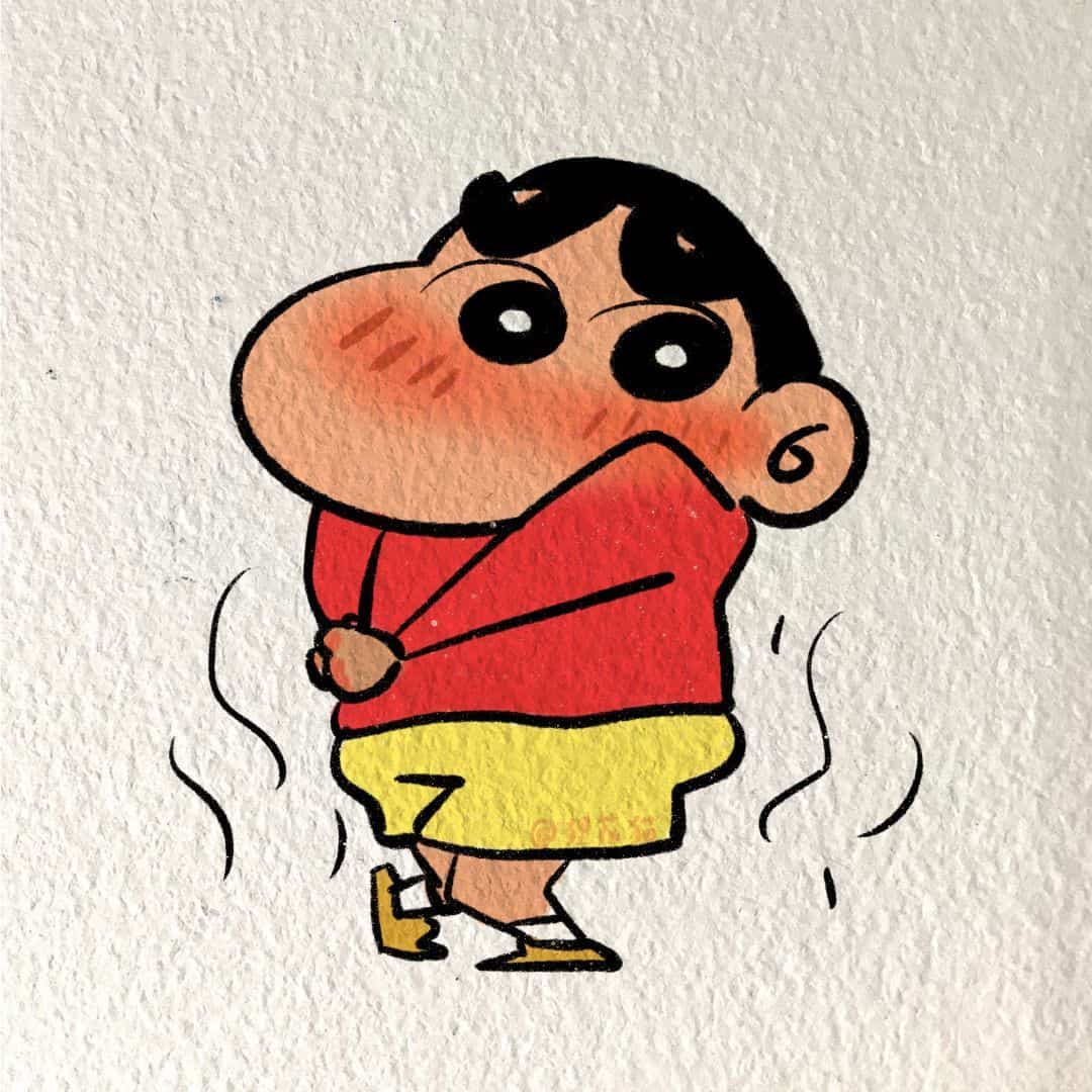 动漫蜡笔小新简笔画画法步骤教程图片_6