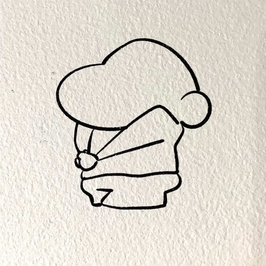 动漫蜡笔小新简笔画画法步骤教程图片_3