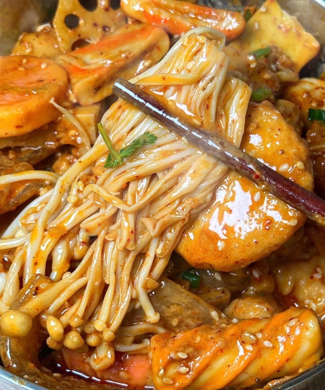 美食正宗麻辣拌真实图片 深夜放毒朋友圈配图_1