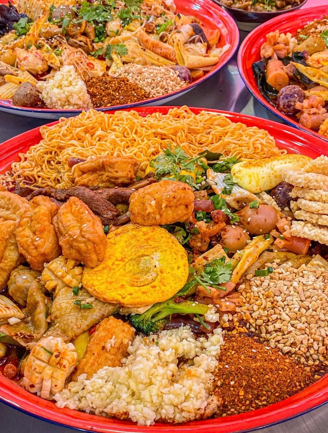 美食正宗麻辣拌真实图片 深夜放毒朋友圈配图_4