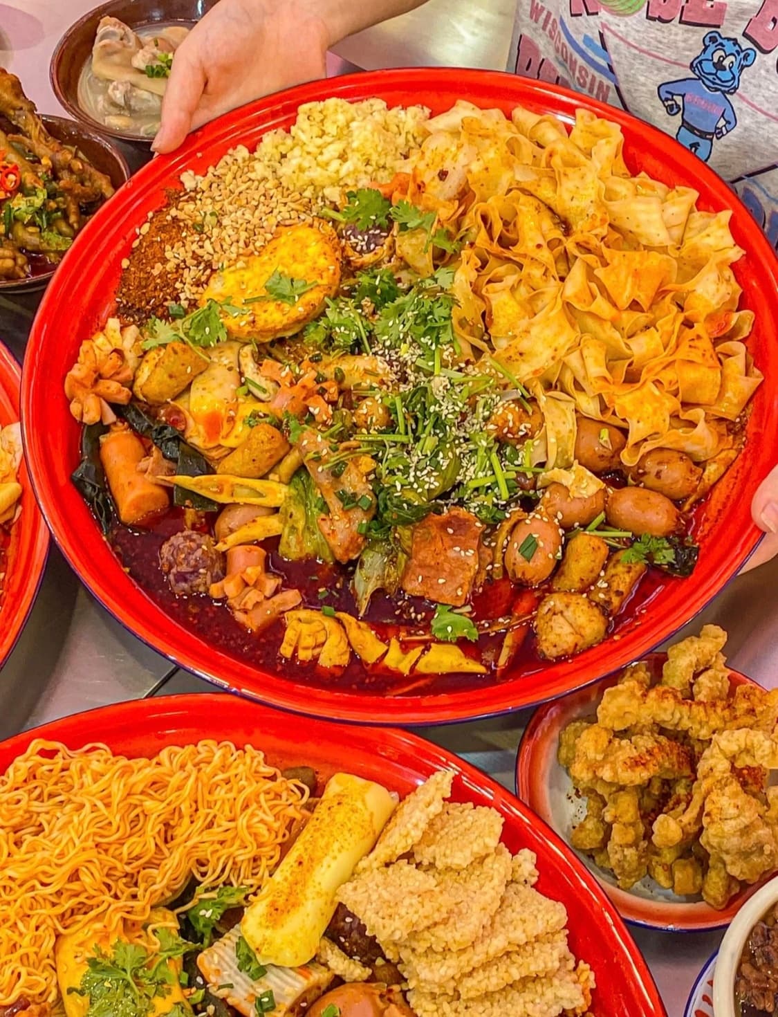 美食正宗麻辣拌真实图片 深夜放毒朋友圈配图_7