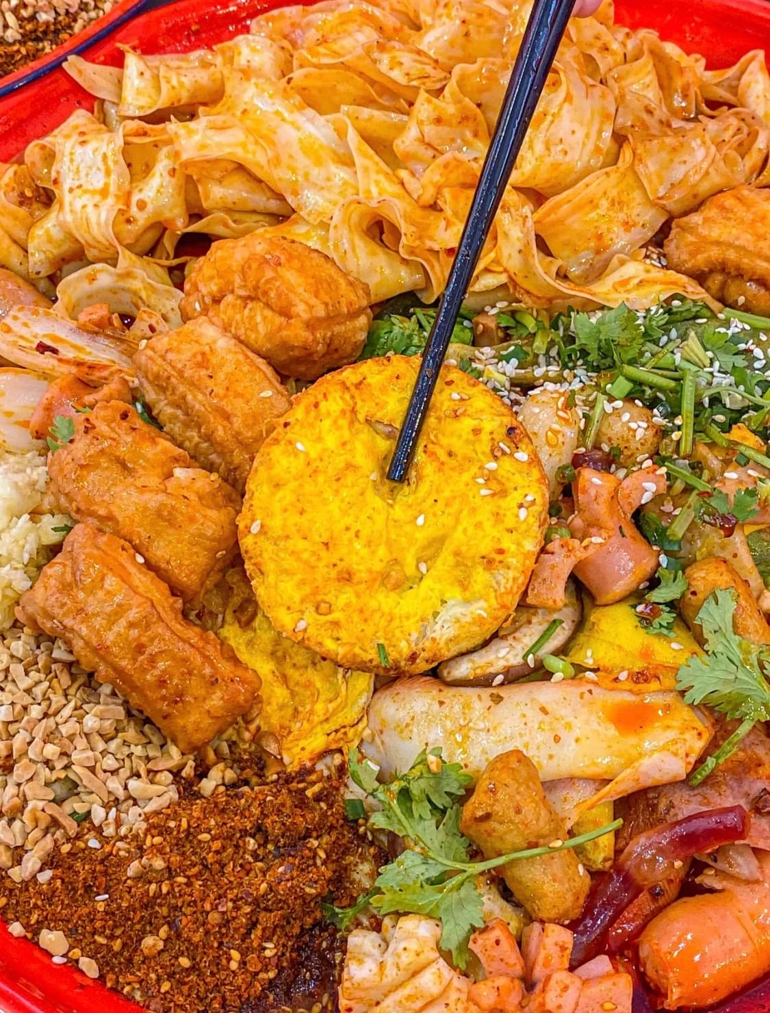 美食正宗麻辣拌真实图片 深夜放毒朋友圈配图_9