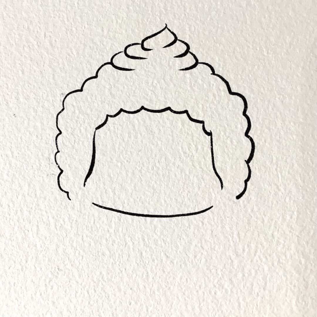 动画片懒羊羊简笔画画法步骤教程图片_2