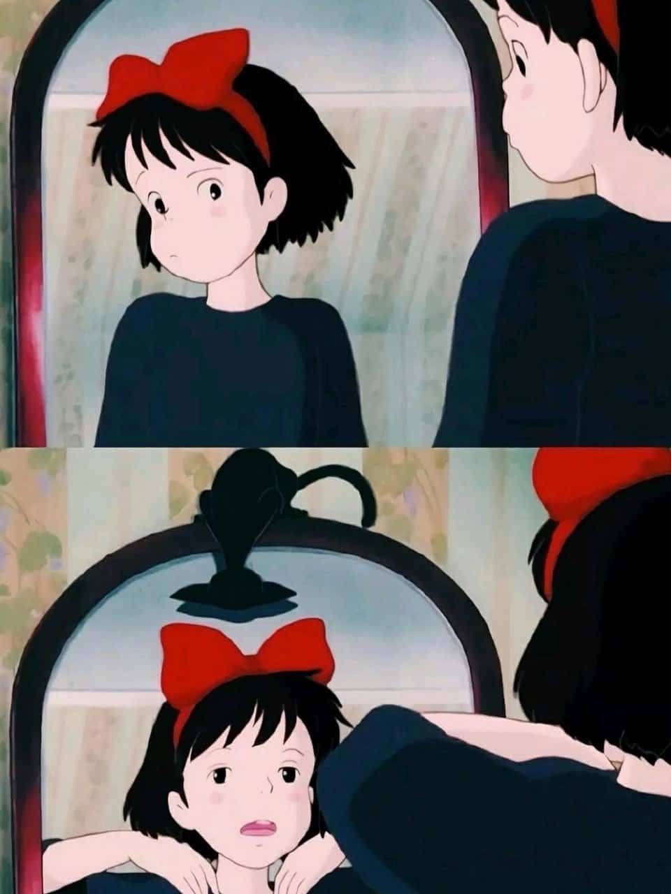 《魔女宅急便》琪琪黑猫和乌尔斯拉经典配图 宫崎骏励志动漫配图_9
