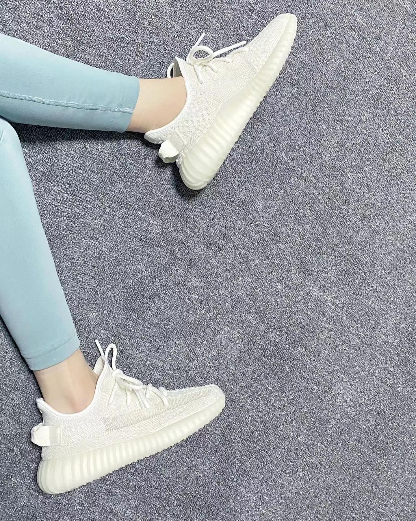 adidas yeezy 350v2  CP9366全白天使白 超清实物细节实拍图_7