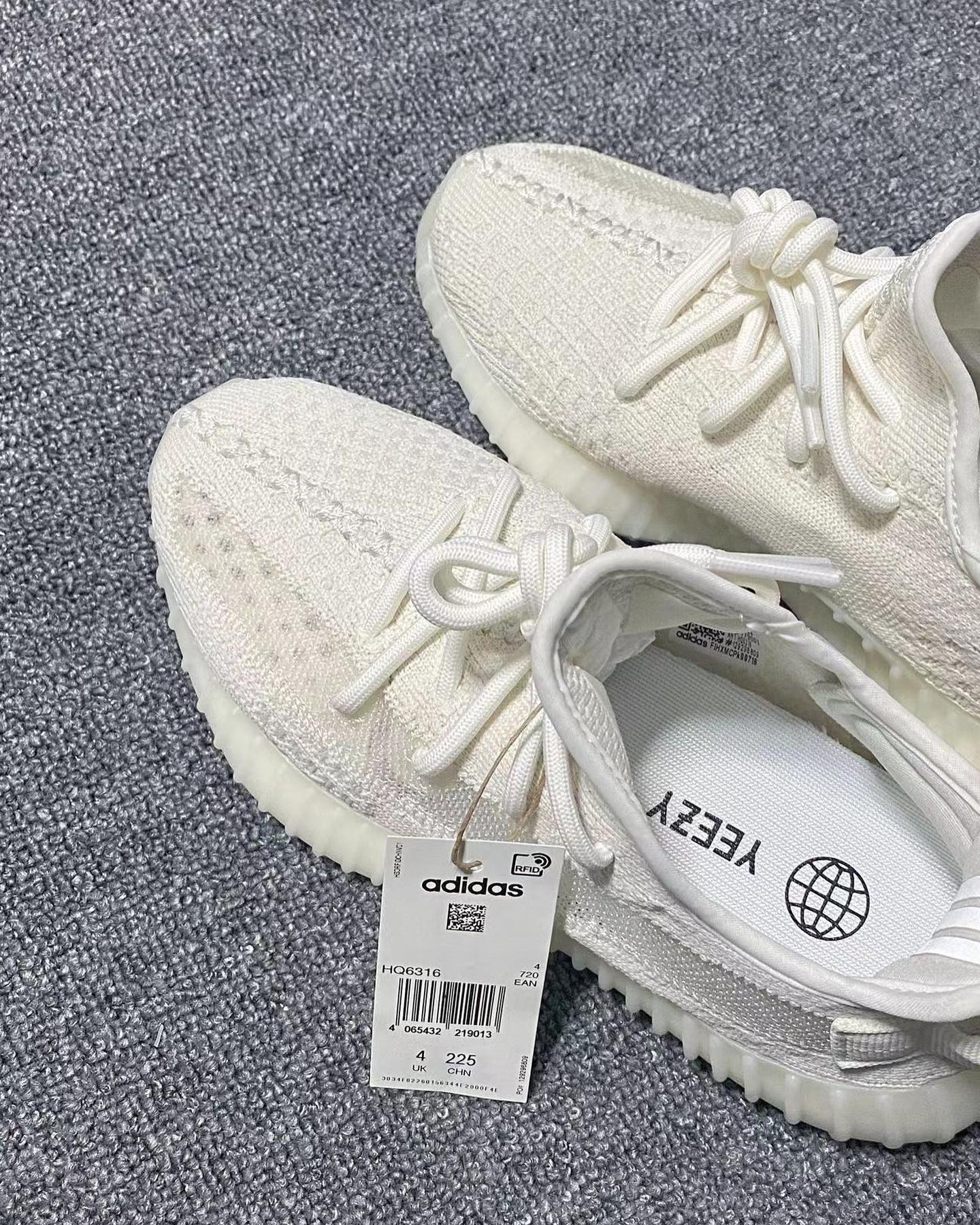 adidas yeezy 350v2  CP9366全白天使白 超清实物细节实拍图_4