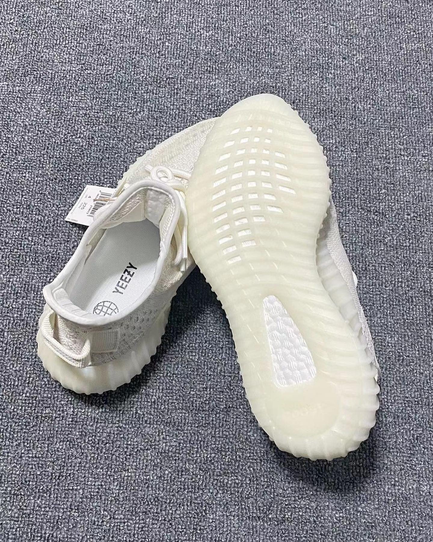 adidas yeezy 350v2  CP9366全白天使白 超清实物细节实拍图_3