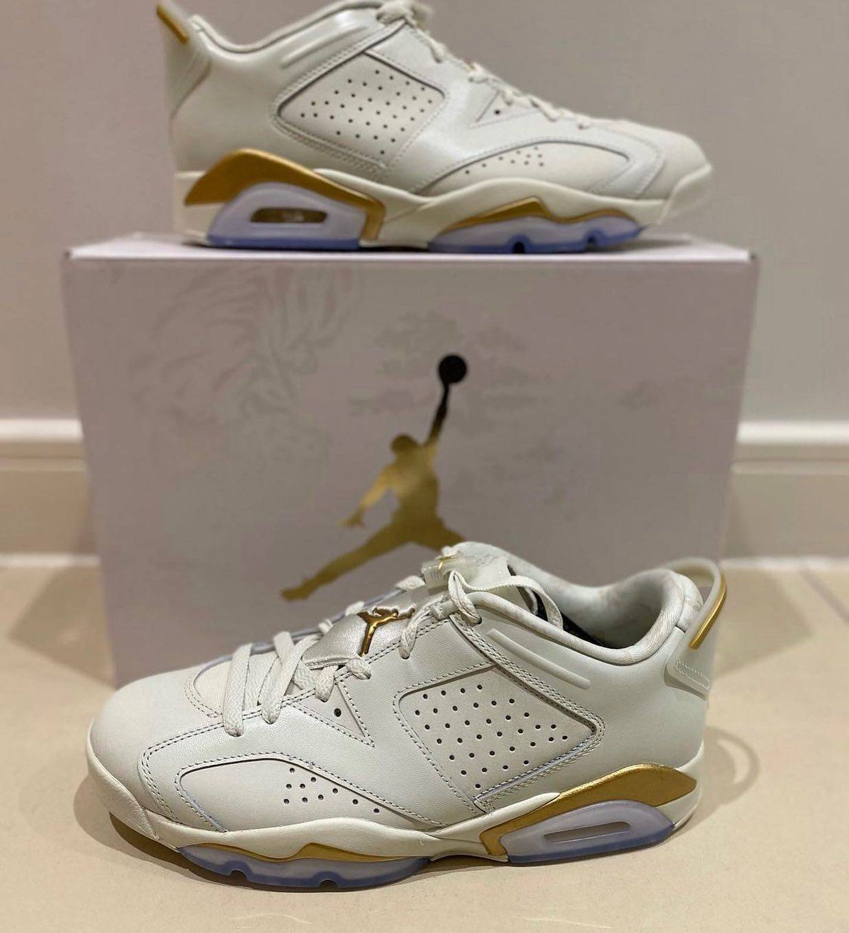 耐克Air Jordan 6 Low  “CNY” 2022虎年限定青灰配色 正品高清实拍图_5