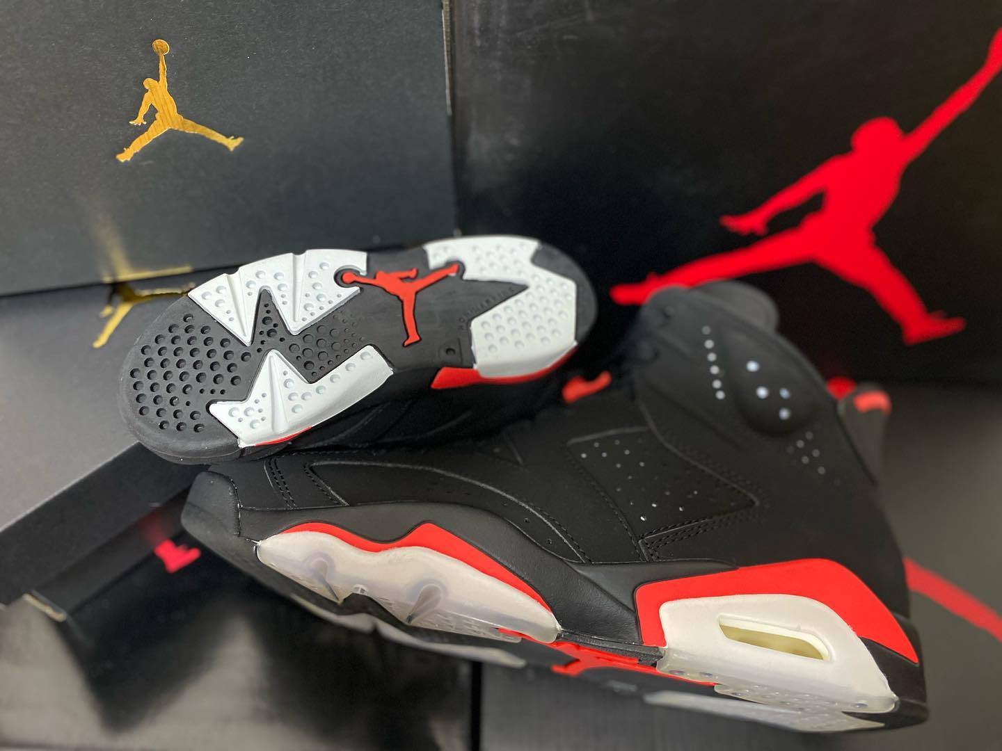NIKE AJ6 RETRO OG BLACK INFRARED高清实拍 正品细节图_11