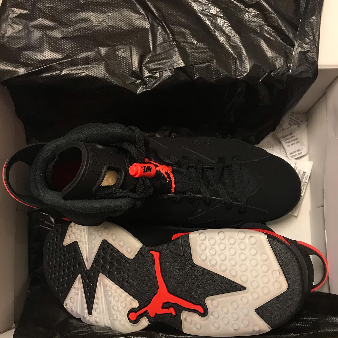 NIKE AJ6 RETRO OG BLACK INFRARED高清实拍 正品细节图_6