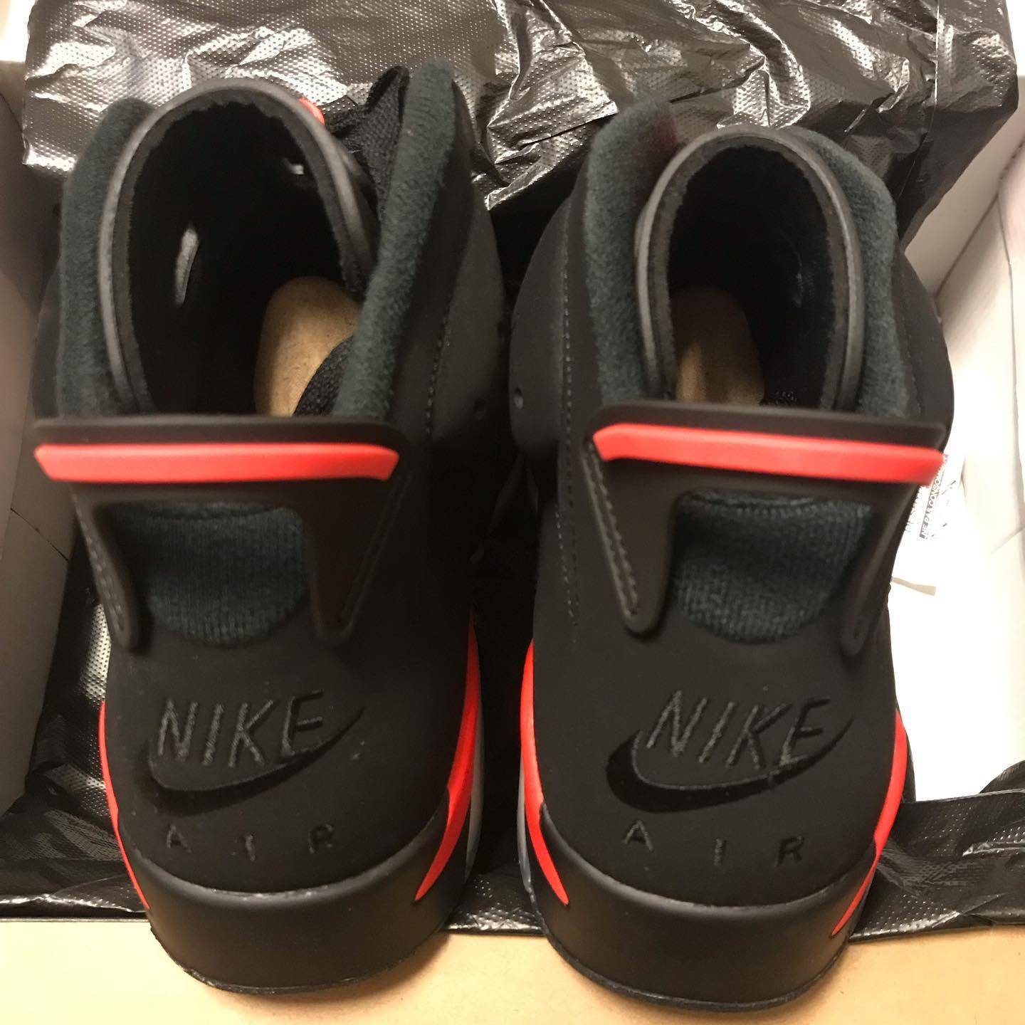 NIKE AJ6 RETRO OG BLACK INFRARED高清实拍 正品细节图_4