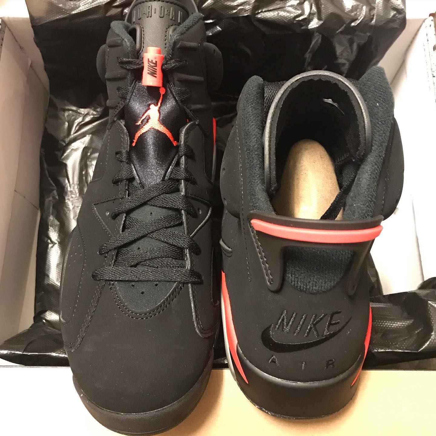 NIKE AJ6 RETRO OG BLACK INFRARED高清实拍 正品细节图_3