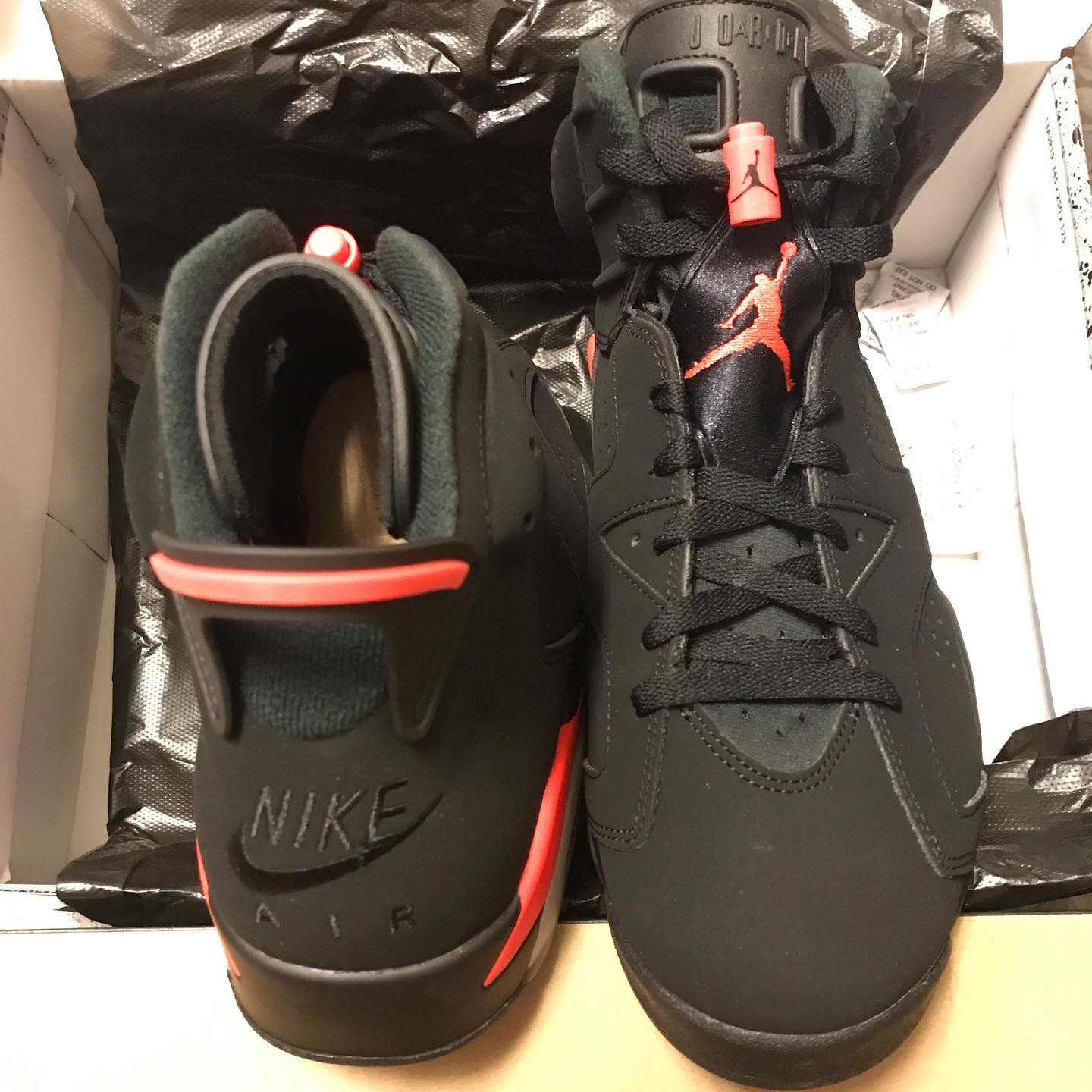 NIKE AJ6 RETRO OG BLACK INFRARED高清实拍 正品细节图_2