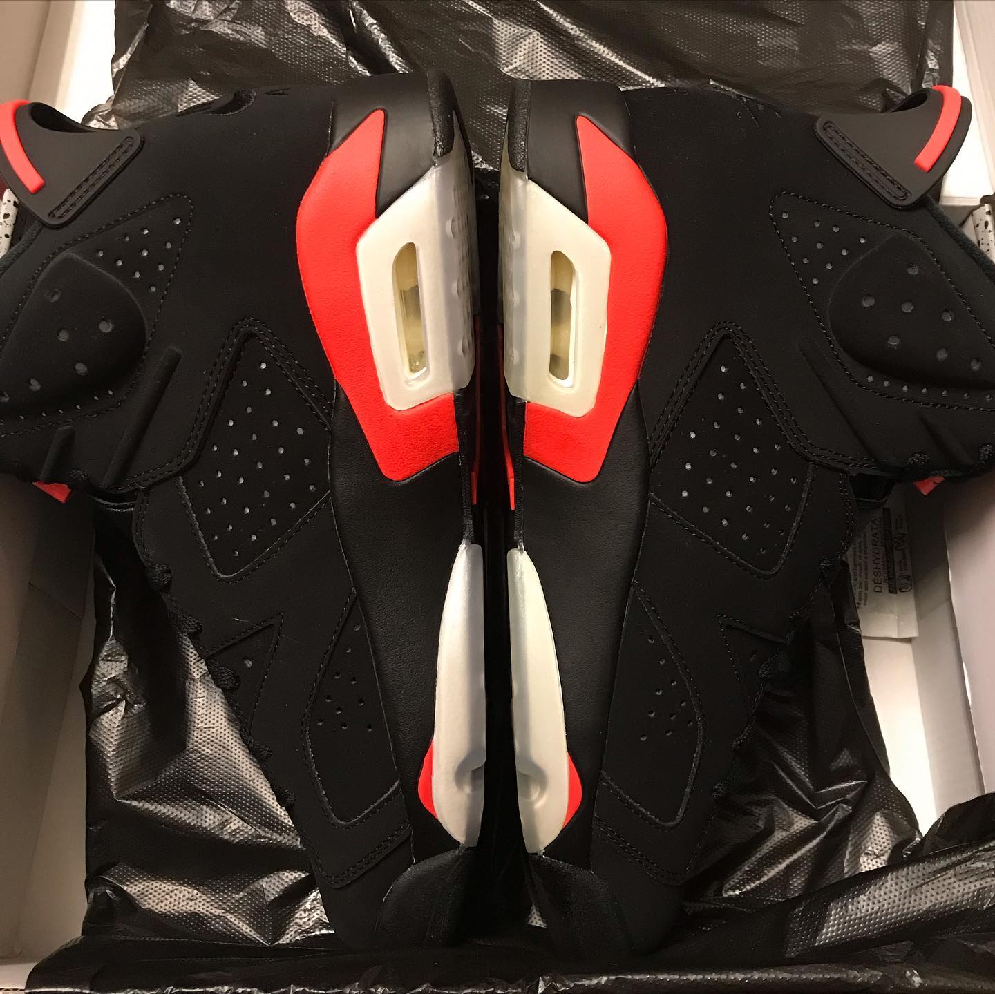 NIKE AJ6 RETRO OG BLACK INFRARED高清实拍 正品细节图_1