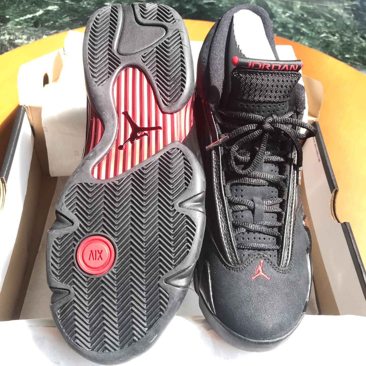 NIKE AJ14 Last Shot正品绝版高清实拍细节图 乔丹98年最后一投！_7