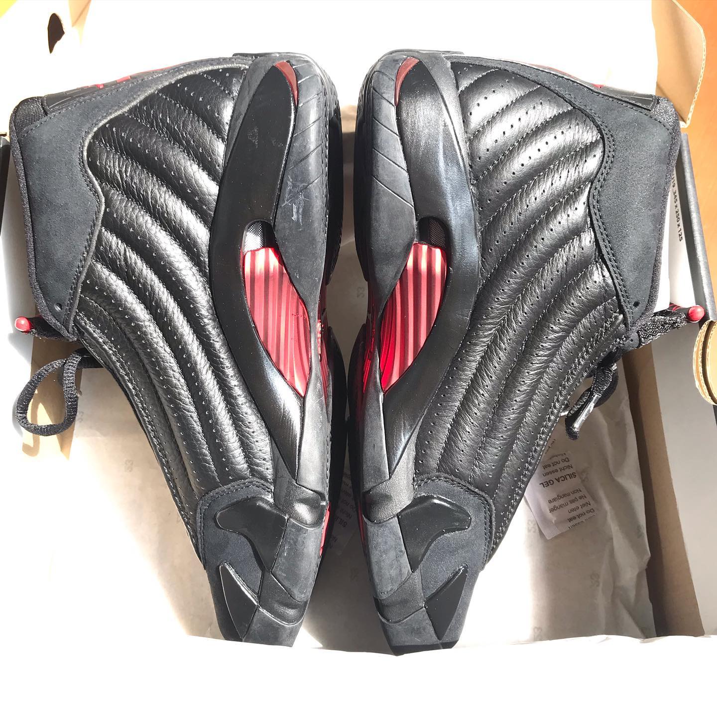 NIKE AJ14 Last Shot正品绝版高清实拍细节图 乔丹98年最后一投！_5