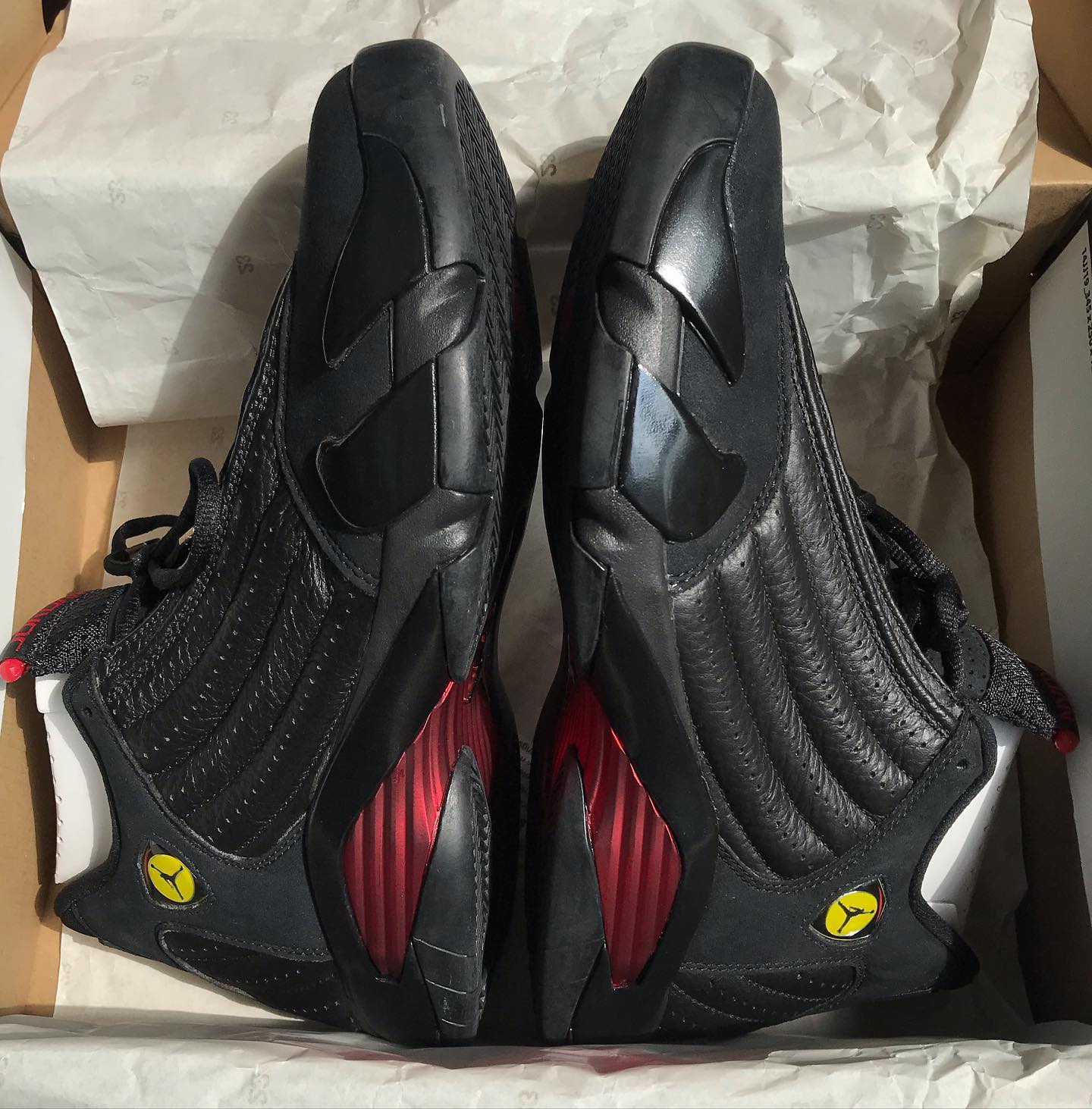 NIKE AJ14 Last Shot正品绝版高清实拍细节图 乔丹98年最后一投！_4