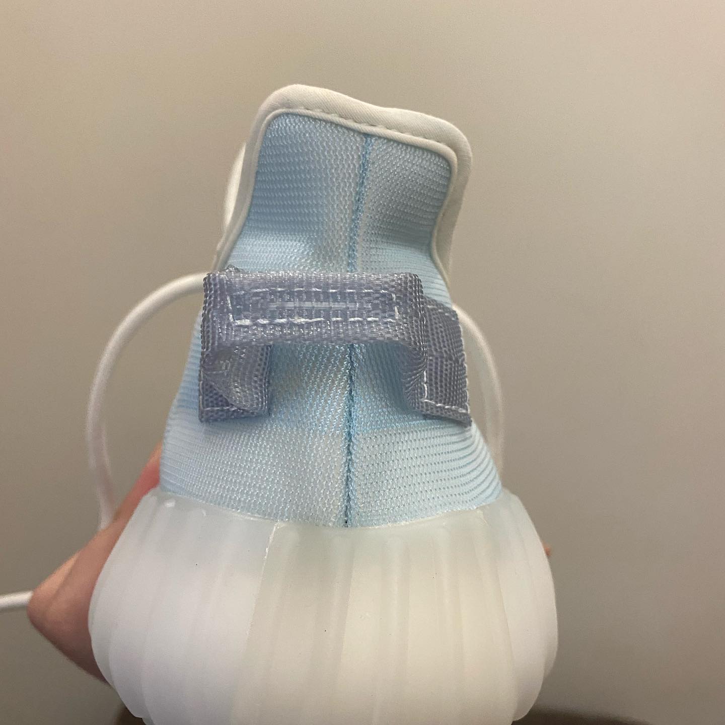 yeezy 350v2monoice露骨新冰蓝正品高清实拍图 正版细节图 2021年发售款_2