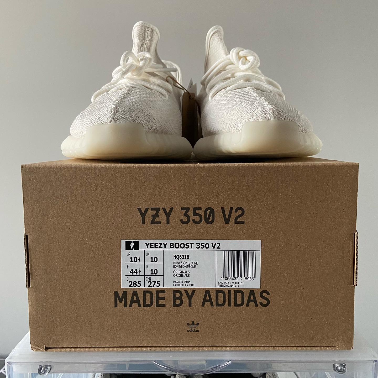 Adidas Yeezy Boost 350 V2 “Pure Oat/Bone”骨白色超清正品实拍图 正侧面细节拍摄 2022年新品_8