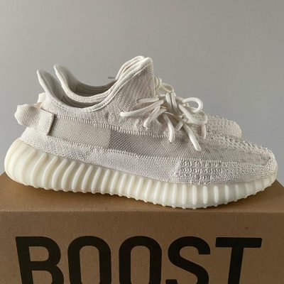 Adidas Yeezy Boost 350 V2 “Pure Oat/Bone”骨白色超清正品实拍图 正侧面细节拍摄 2022年新品