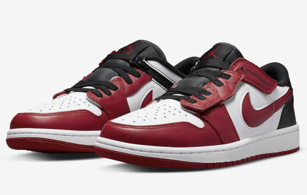 2022新款AJ1 Low FlyEase “Gym Red” 高清图片 细节图_3