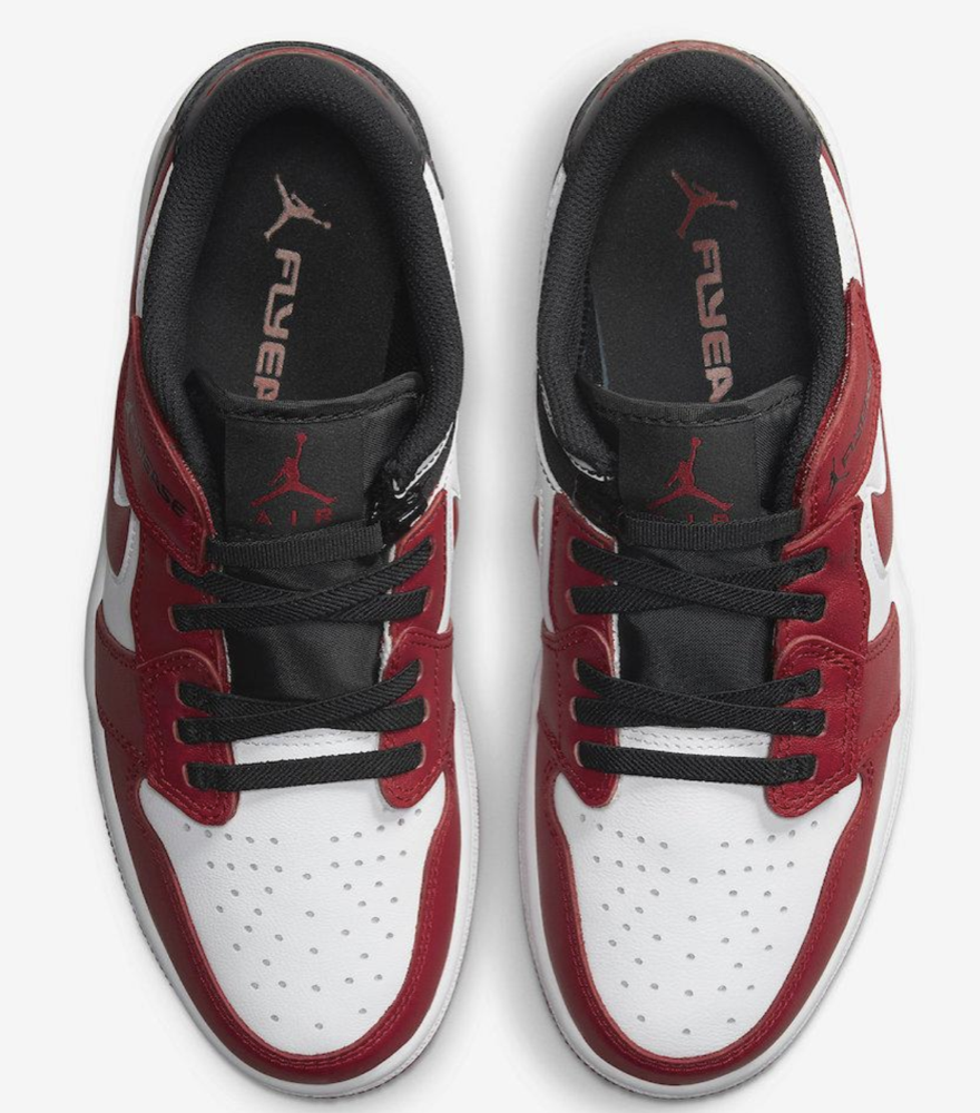 2022新款AJ1 Low FlyEase “Gym Red” 高清图片 细节图_6