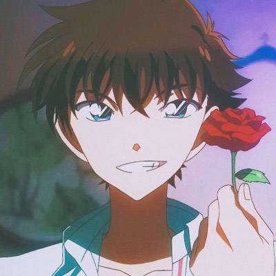 小兰和工藤新一的情侣头像_4