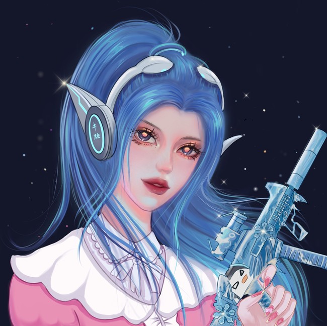 和平精英火箭少女高清头像图片_3
