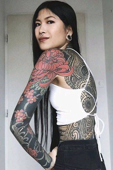 纹身的女孩说明她知道要什么?什么样的女孩会去纹身?_6