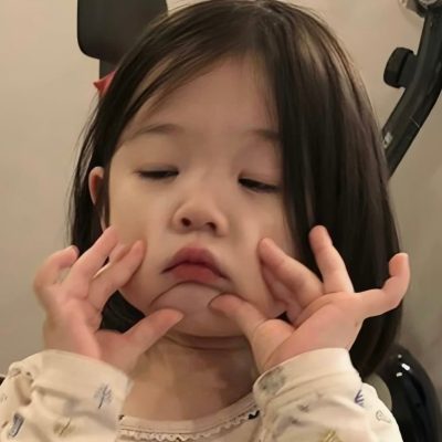 ins韩国金雪宝宝萌娃可爱小孩头像高清大分辨率