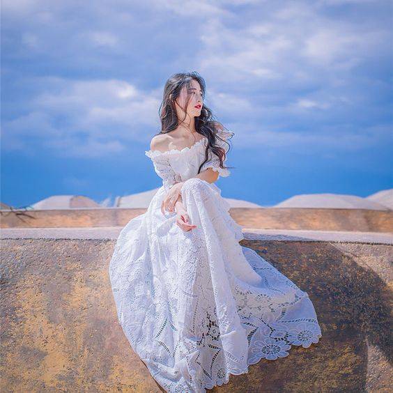 女生头像ins高级质感海边 露脸和不露脸全都有_3