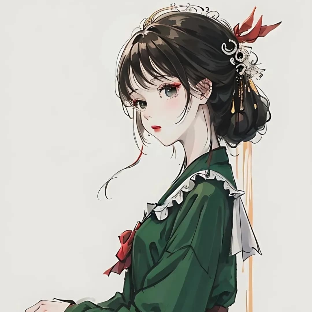 讓人一眼驚艷的古風頭像女生閨蜜頭像圖片_6