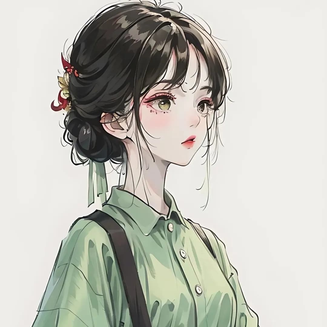 讓人一眼驚艷的古風頭像女生閨蜜頭像圖片_7