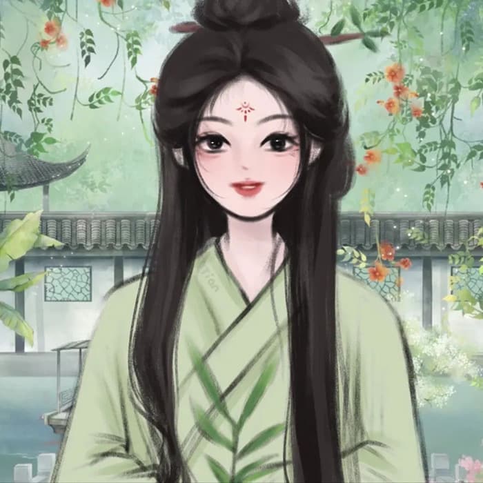 讓人一眼驚艷的古風頭像女生閨蜜頭像圖片_13