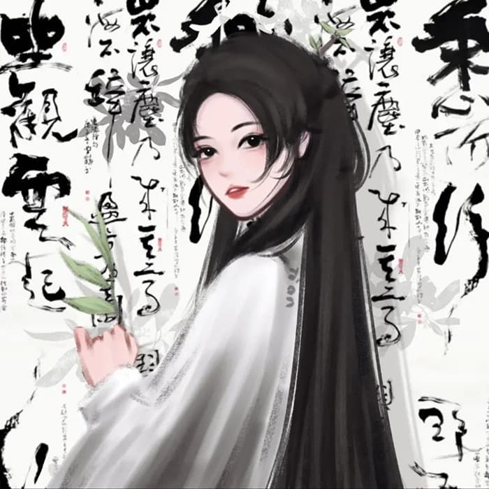 讓人一眼驚艷的古風頭像女生閨蜜頭像圖片_19