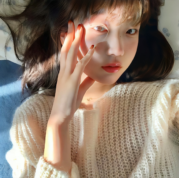 高质量太阳光洒落氛围感WeChat女生头像_8
