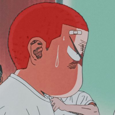 灌篮高手 樱木花道 卤蛋 可爱搞怪 创口贴 头像  红头发动漫人物男