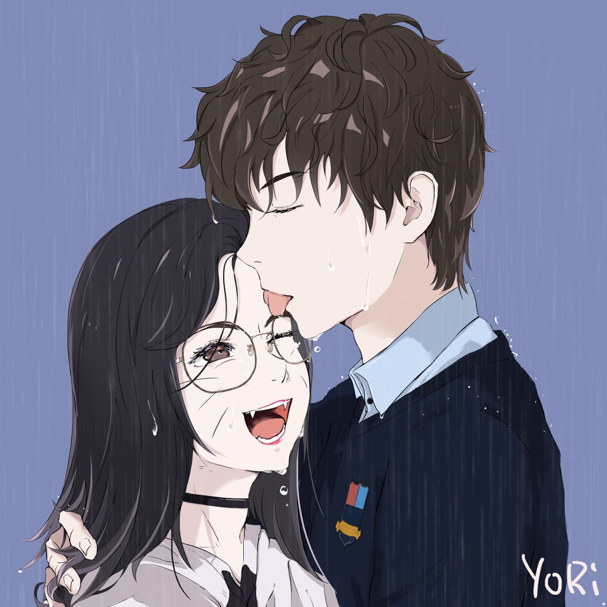 让人脸红心跳的动漫情侣头像高清图片_19