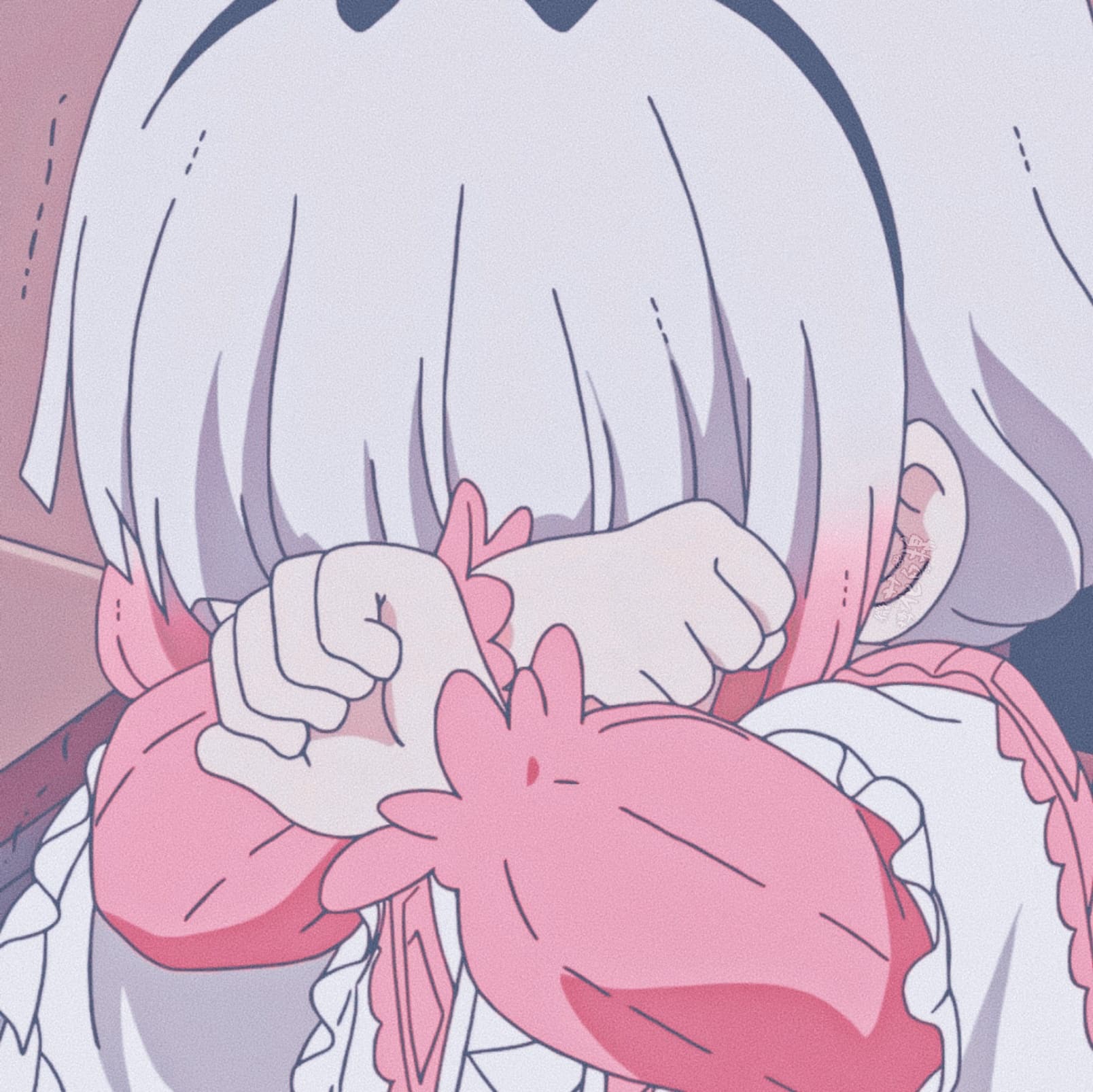 《小林家的龙女仆》康娜酱/神奈酱 呆萌可爱 大脸动漫女孩人物头像_8