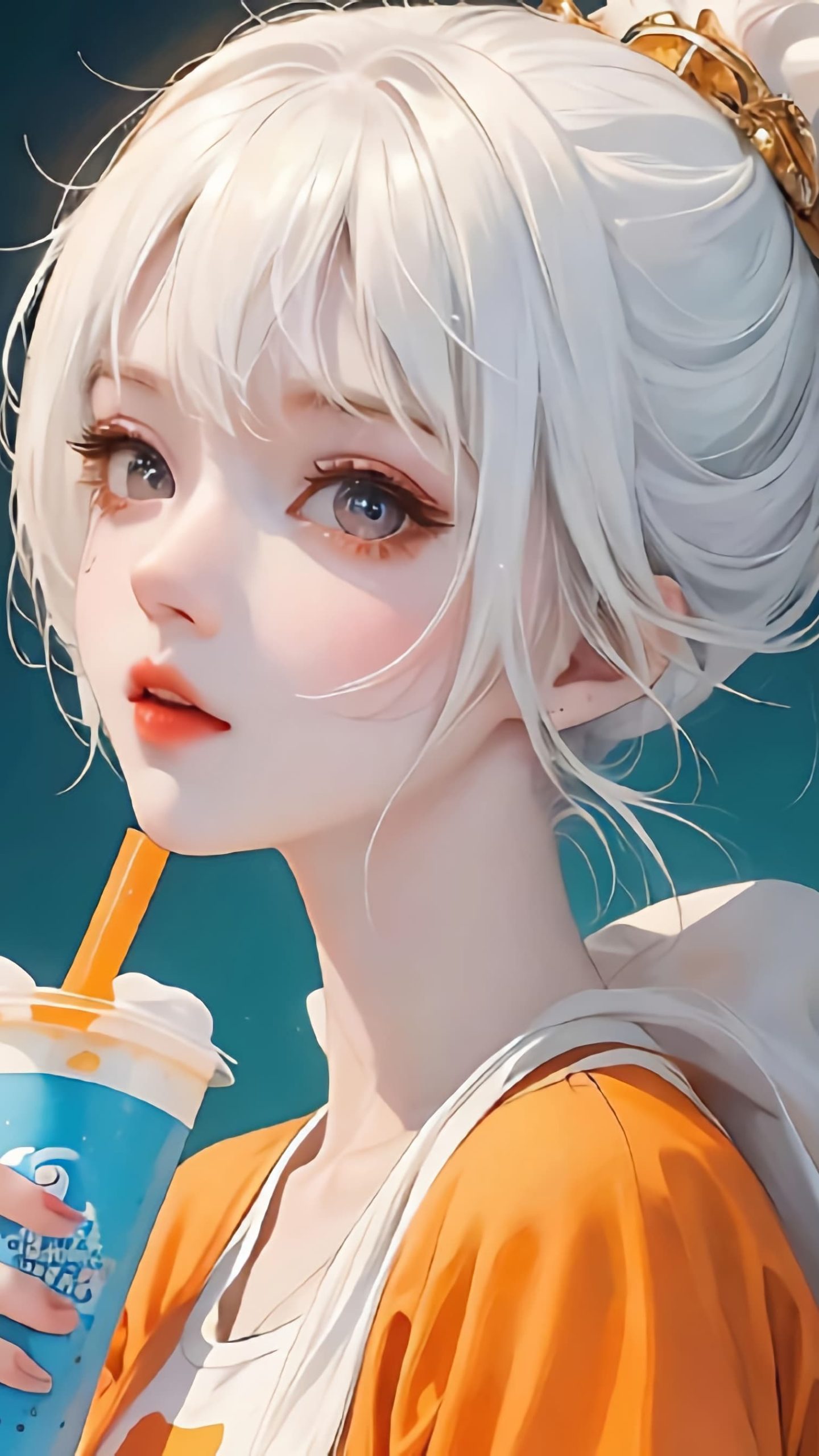 AI少女仙气飘飘 AI绘画高清小姐姐图片_1