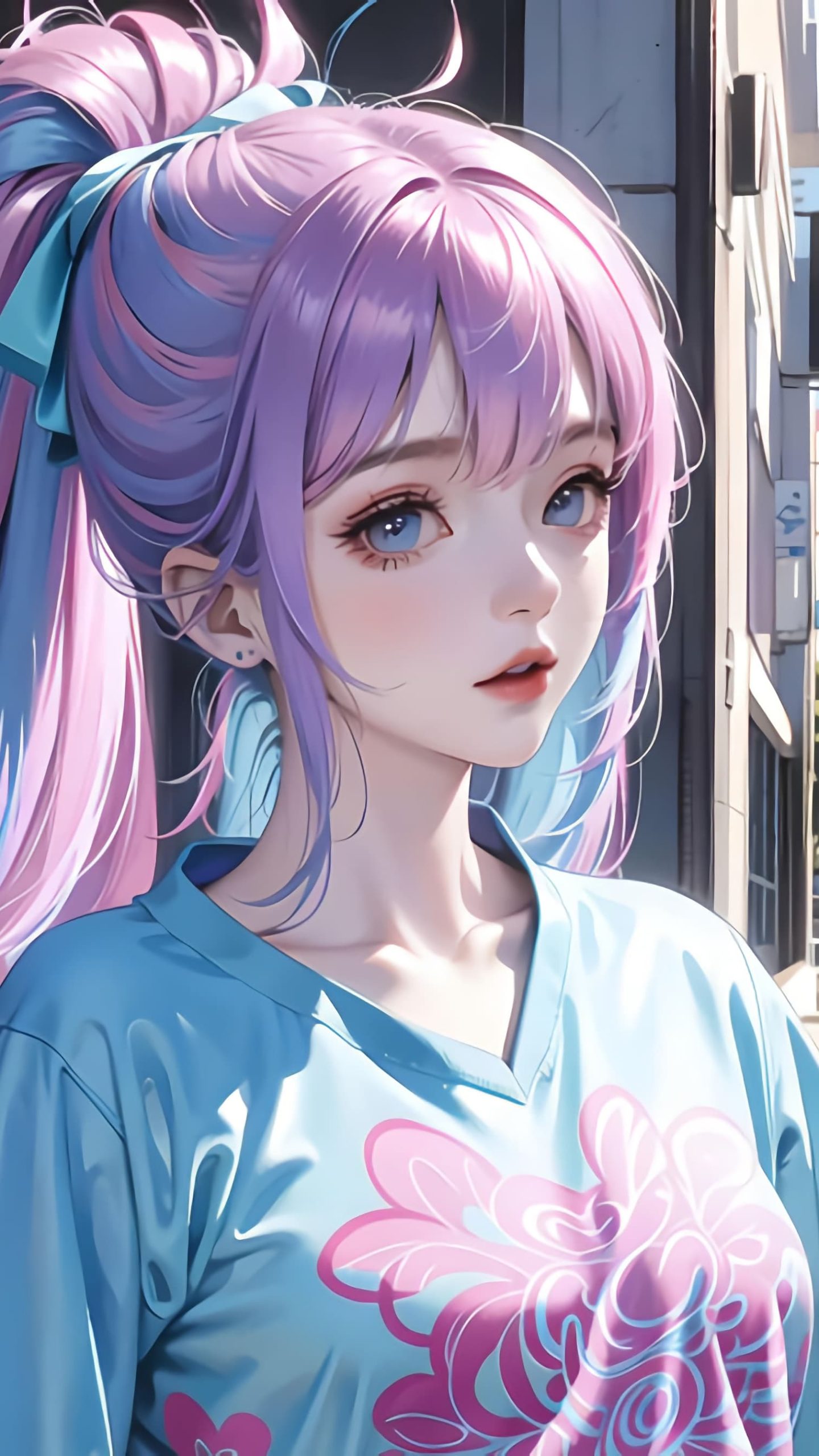 AI少女仙气飘飘 AI绘画高清小姐姐图片_2
