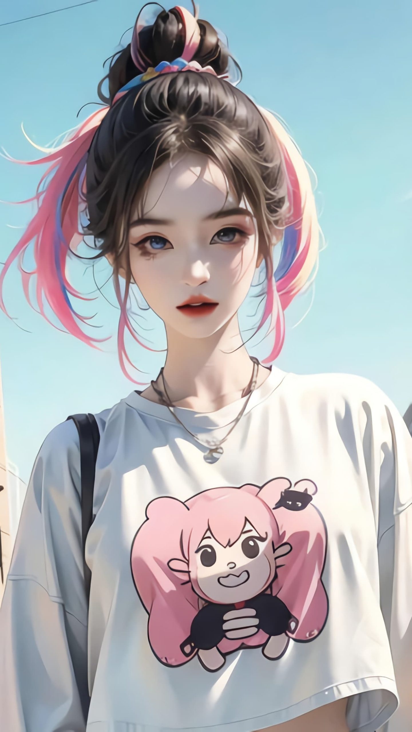 AI少女仙气飘飘 AI绘画高清小姐姐图片_3