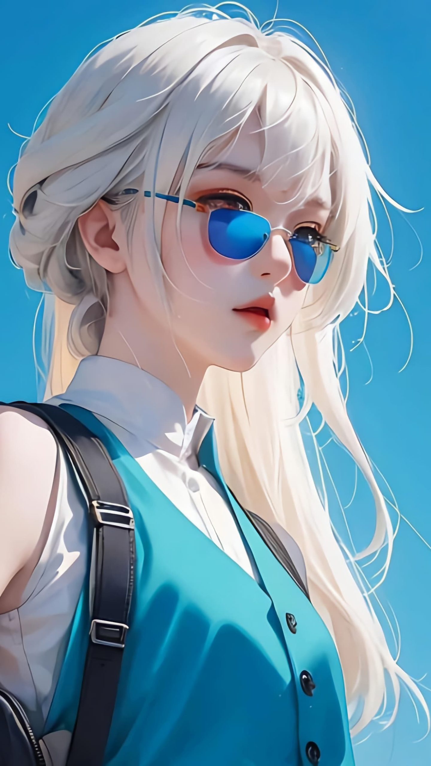 AI少女仙气飘飘 AI绘画高清小姐姐图片_7