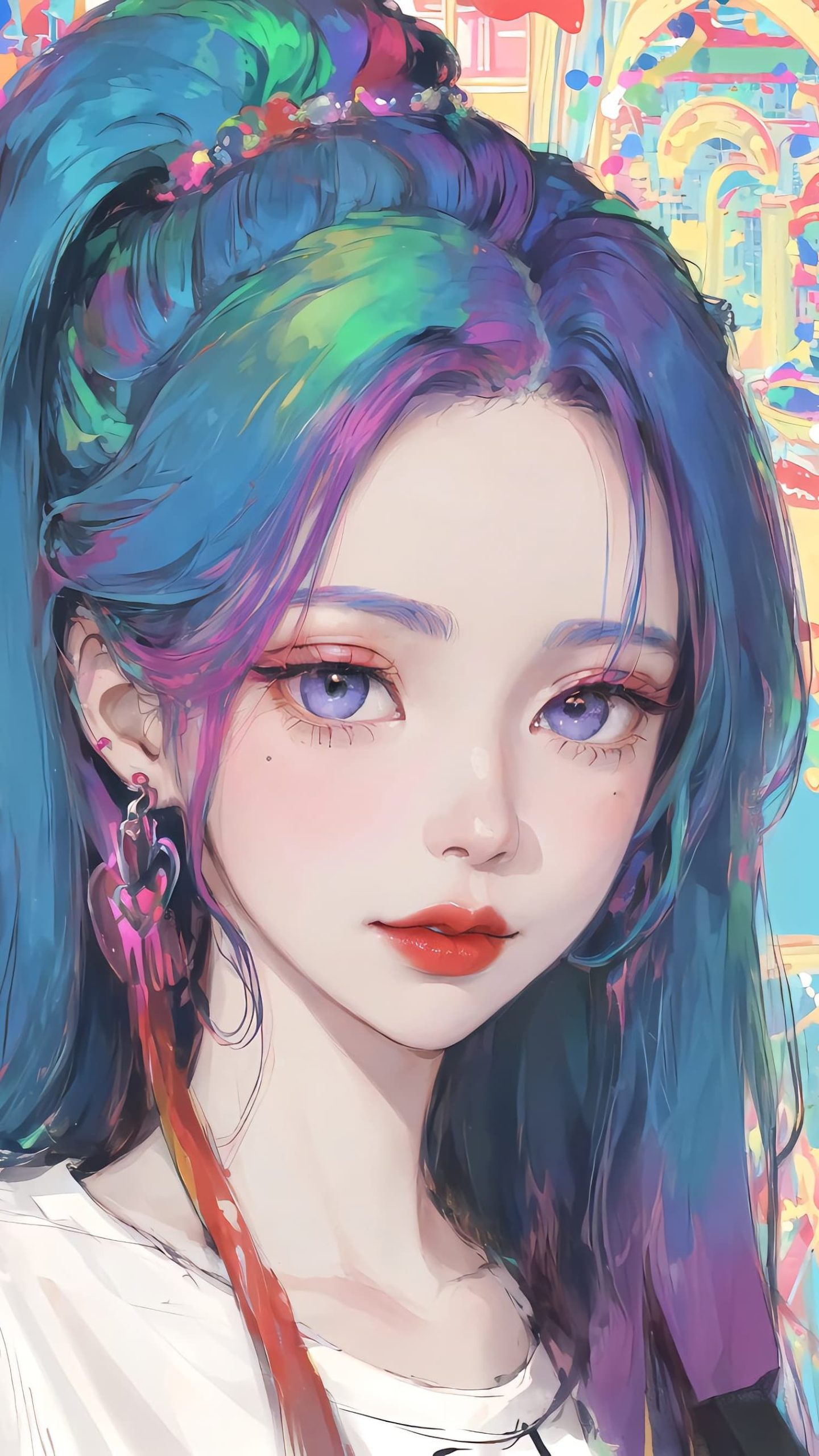 AI少女仙气飘飘 AI绘画高清小姐姐图片_9