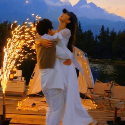 结婚婚纱照情侣头像  一男一女一人一张 情头ins婚纱高级