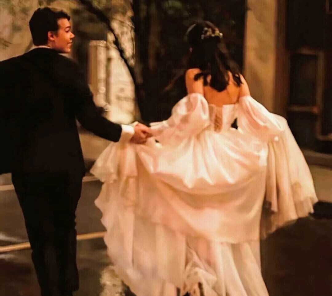 结婚婚纱照情侣头像  一男一女一人一张 情头ins婚纱高级_7