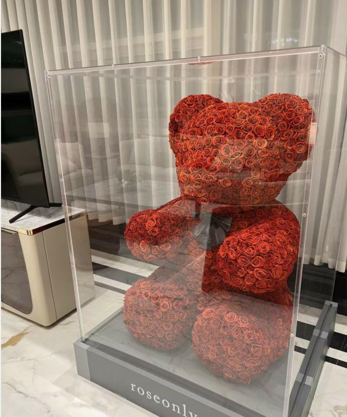 王诗龄520巨型玫瑰熊价格10万_2