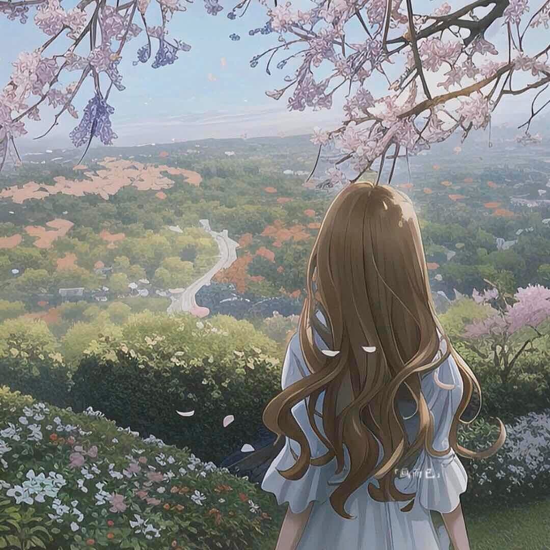 夏天二次元女生头像 夏日清新动漫女生二次元头像_1