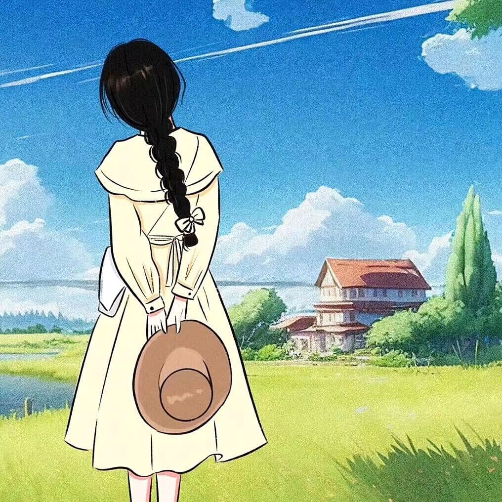 夏天二次元女生头像 夏日清新动漫女生二次元头像_10