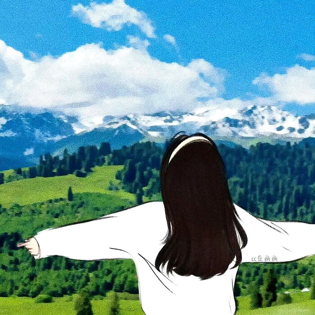 夏天二次元女生头像 夏日清新动漫女生二次元头像_11